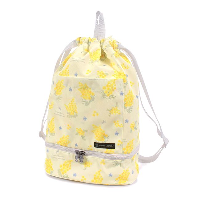 【女の子人気ランキングTOP10】ランドセルの上から背負えるナップサック(ポケット付き)  撥水ノーアイロン