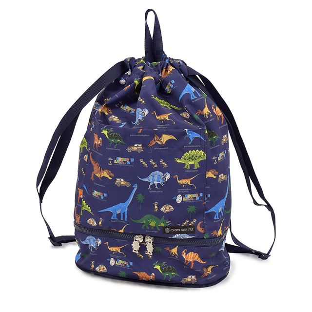 【男の子人気ランキングTOP13】ランドセルの上から背負えるナップサック(ポケット付き)  撥水ノーアイロン