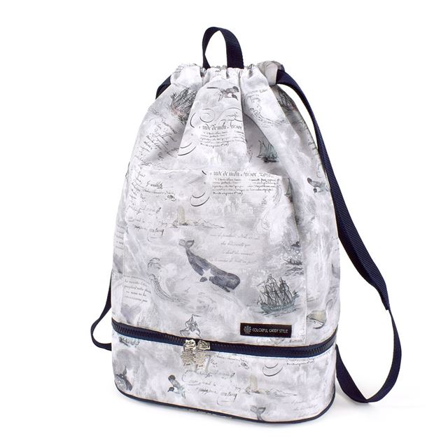 【男の子人気ランキングTOP13】ランドセルの上から背負えるナップサック(ポケット付き)  撥水ノーアイロン