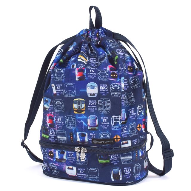 【男の子人気ランキングTOP13】ランドセルの上から背負えるナップサック(ポケット付き)  撥水ノーアイロン