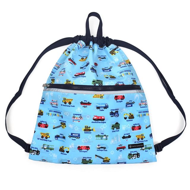 【男の子人気ランキングTOP13】ランドセルの上から背負えるナップサック(ポケット付き)  撥水ノーアイロン