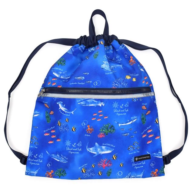 【男の子人気ランキングTOP13】ランドセルの上から背負えるナップサック(ポケット付き)  撥水ノーアイロン