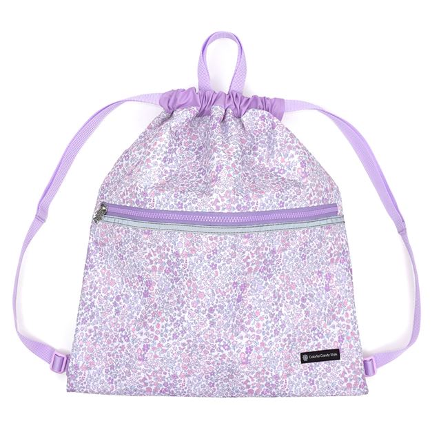 (新品)CARAMEL 花柄ナップザック CARAMEL 新品ナップサック 新品)CARAMEL 花柄ナップザック