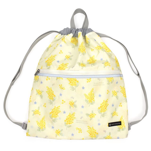 【女の子人気ランキングTOP10】ランドセルの上から背負えるナップサック(ポケット付き)  撥水ノーアイロン