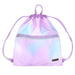 カラフルキャンディスタイルのナップサック。リュックにも手提げにも使える2WAY仕様。前面には便利なファスナー付きポケットを搭載。