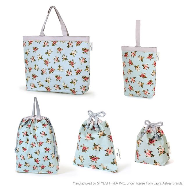送料無料 【LAURA ASHLEY人気ランキングTOP7】入園入学シリーズ 安心マチ付き5点セット