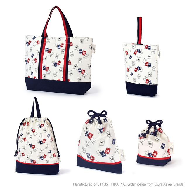 送料無料 【LAURA ASHLEY人気ランキングTOP7】入園入学シリーズ 安心マチ付き5点セット