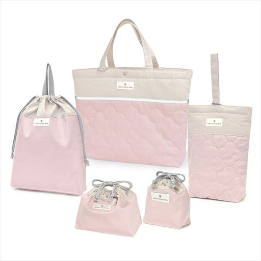 カラフルキャンディスタイルの入園入学5点セット。男の子・女の子兼用で、レッスンバッグ・シューズケース・巾着袋など、通園・通学に大活躍アイテム満載。