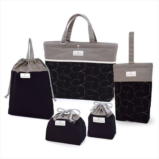 カラフルキャンディスタイルの入園入学5点セット。男の子・女の子兼用で、レッスンバッグ・シューズケース・巾着袋など、通園・通学に大活躍アイテム満載。