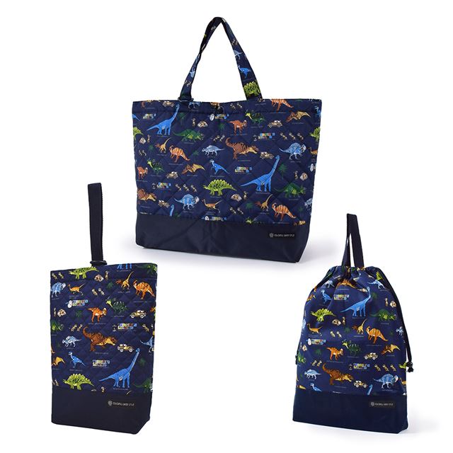 Kindergarten Entrance Series Bag/Drawstring 3-Piece Set | Boy's Popular Lineup 