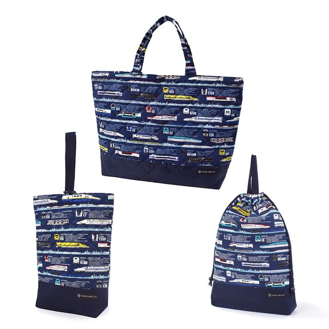 Kindergarten Entrance Series Bag/Drawstring 3-Piece Set | Boy's Popular Lineup 