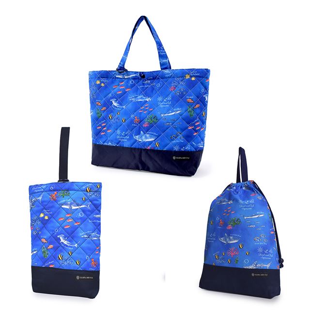 Kindergarten Entrance Series Bag/Drawstring 3-Piece Set | Boy's Popular Lineup 