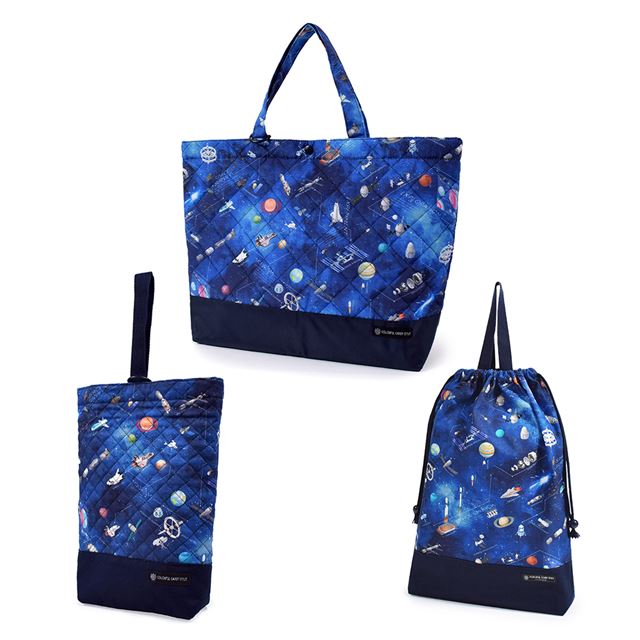 Kindergarten Entrance Series Bag/Drawstring 3-Piece Set | Boy's Popular Lineup 