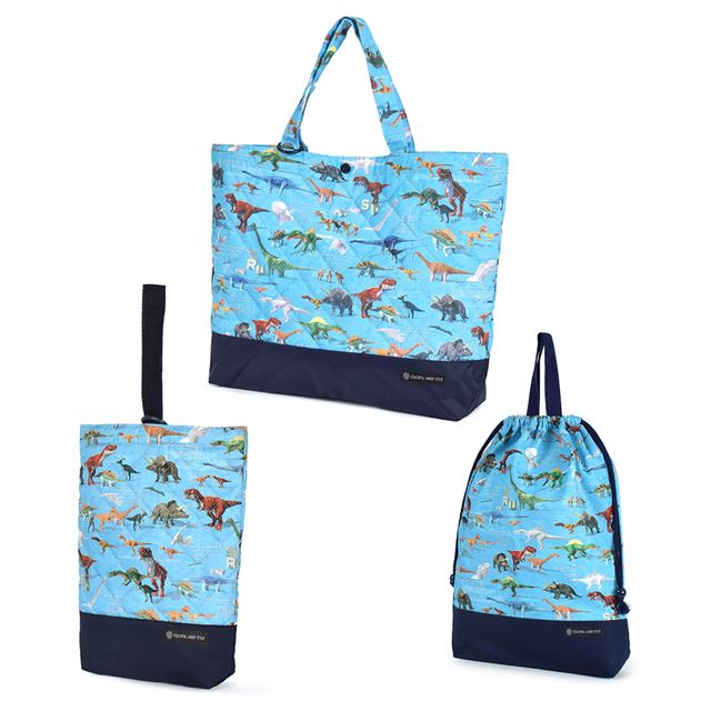 Kindergarten Entrance Series Bag/Drawstring 3-Piece Set | Boy's Popular Lineup 