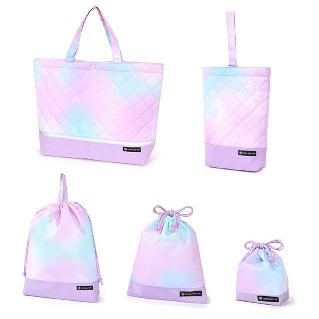 送料無料 【女の子人気ランキングTOP8】入園入学シリーズ 安心マチ付き5点セット  スタンダード／キルティング