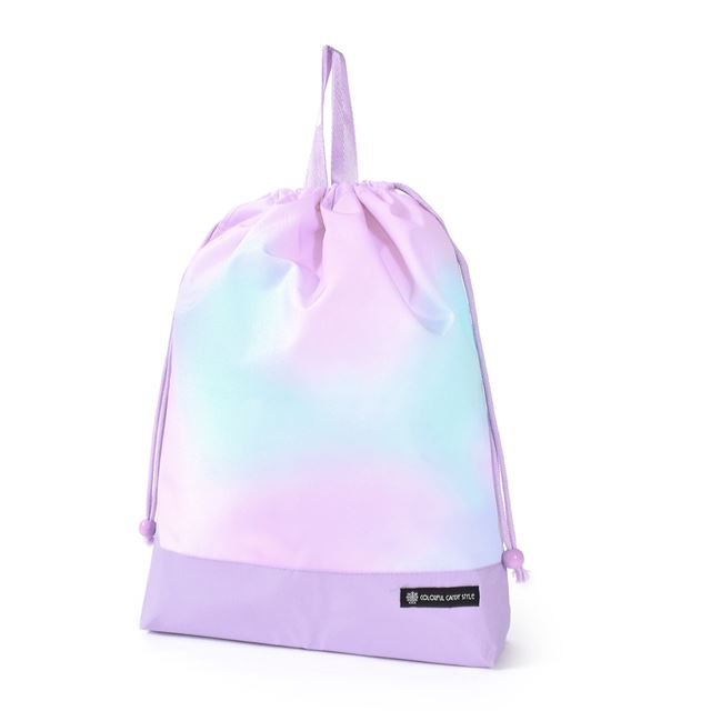 カラフルキャンディスタイルの入園入学5点セット。男の子・女の子兼用で、レッスンバッグ・シューズケース・巾着袋など、通園・通学に大活躍アイテム満載。