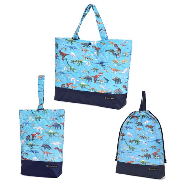 Kindergarten Entrance Series Bag/Drawstring 3-Piece Set | Boy's Popular Lineup 