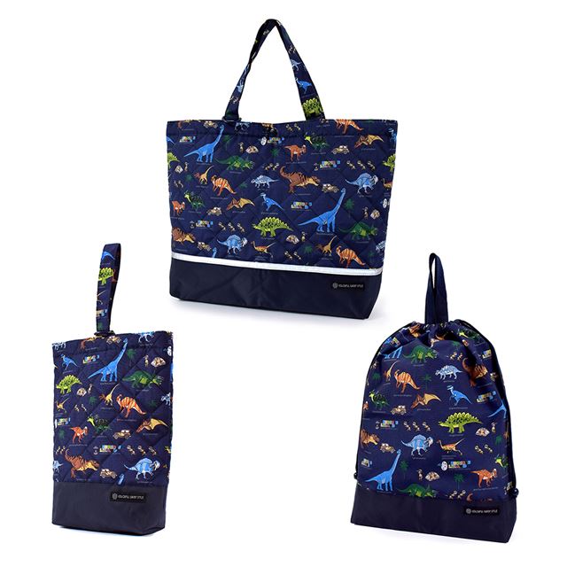 Kindergarten Entrance Series Bag/Drawstring 3-Piece Set | Boy's Popular Lineup 