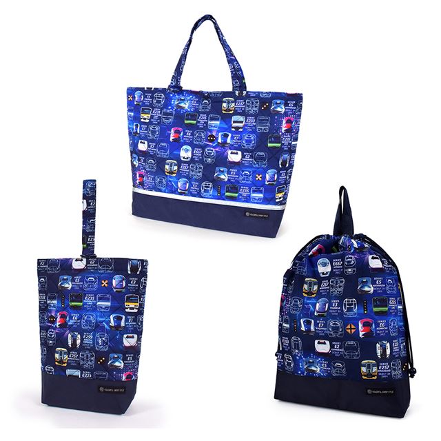 Kindergarten Entrance Series Bag/Drawstring 3-Piece Set | Boy's Popular Lineup 