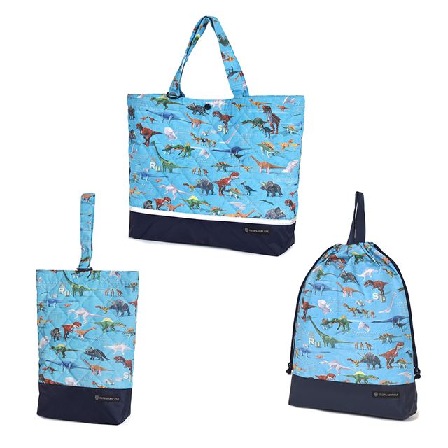 Kindergarten Entrance Series Bag/Drawstring 3-Piece Set | Boy's Popular Lineup 