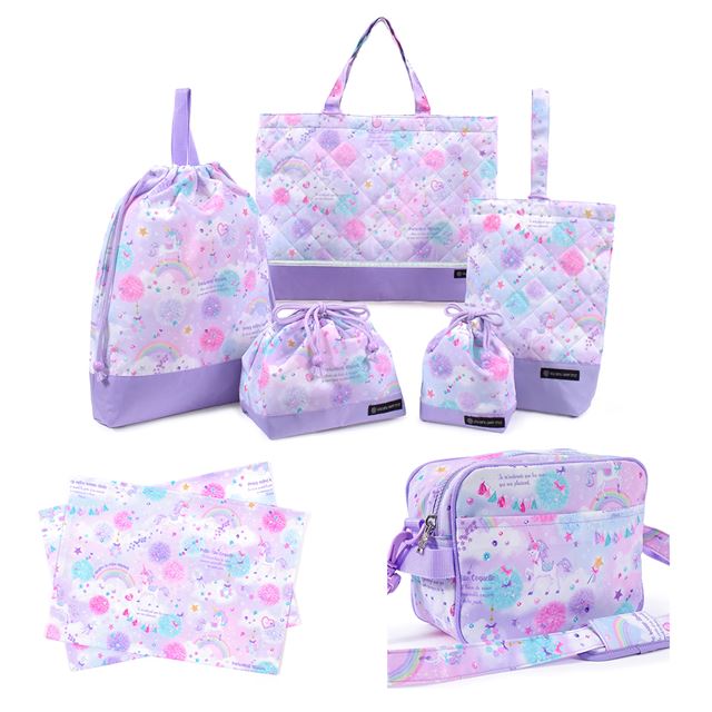 送料無料 【女の子人気ランキングTOP7】入園入学シリーズ わくわく通園7点セット