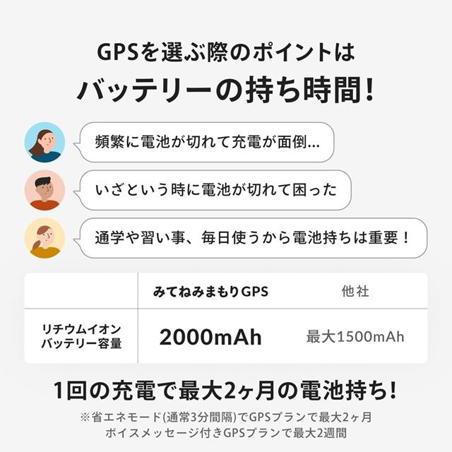 子どもがお手元のスマートフォンに通知を送れるGPS