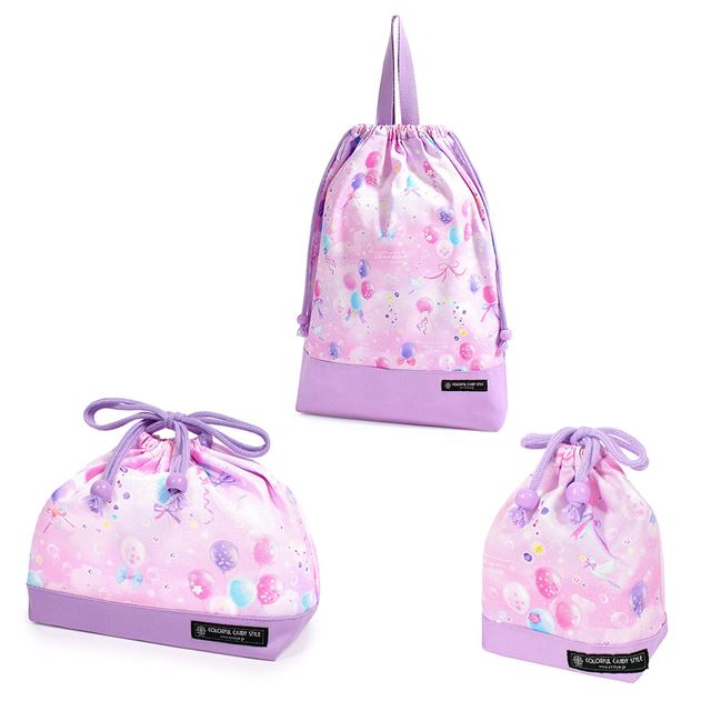 送料無料 【女の子人気ランキングTOP13】入園入学シリーズ 巾着3点セット（体操服袋・お弁当袋・コップ袋）