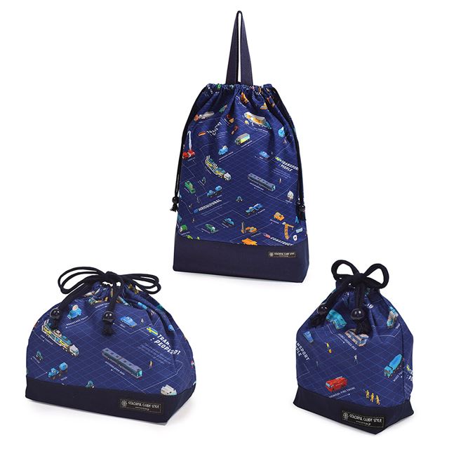 送料無料 【男の子人気ランキングTOP19】入園入学シリーズ 巾着3点セット（体操服袋・お弁当袋・コップ袋）