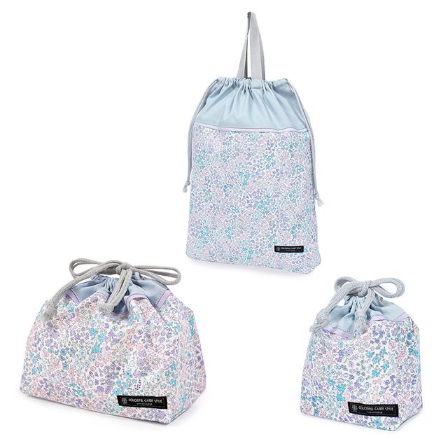 送料無料 【女の子人気ランキングTOP13】入園入学シリーズ 巾着3点セット（体操服袋・お弁当袋・コップ袋）