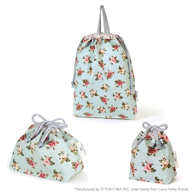送料無料 【LAURA ASHLEY人気ランキングTOP7】入園入学シリーズ 巾着3点セット