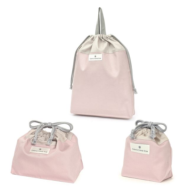 送料無料 【女の子人気ランキングTOP13】入園入学シリーズ 巾着3点セット（体操服袋・お弁当袋・コップ袋）