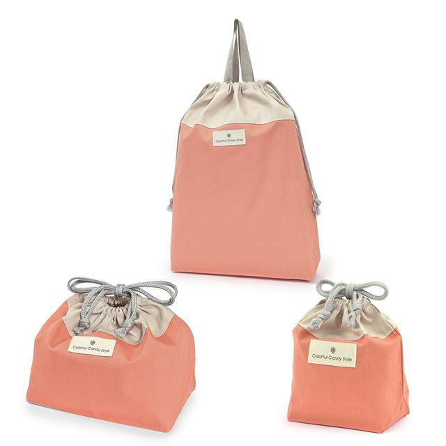 送料無料 【女の子人気ランキングTOP13】入園入学シリーズ 巾着3点セット（体操服袋・お弁当袋・コップ袋）