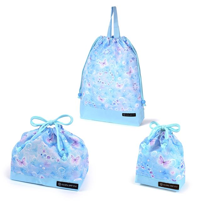 送料無料 【女の子人気ランキングTOP13】入園入学シリーズ 巾着3点セット（体操服袋・お弁当袋・コップ袋）