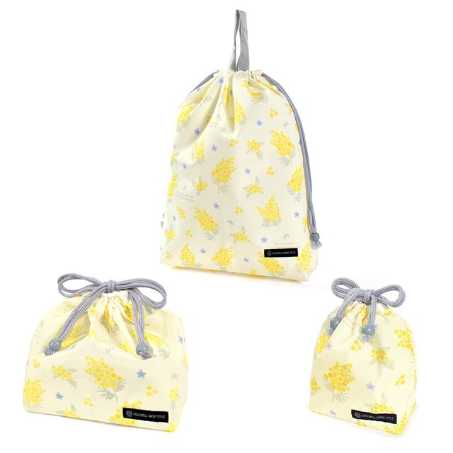 送料無料 【女の子人気ランキングTOP13】入園入学シリーズ 巾着3点セット（体操服袋・お弁当袋・コップ袋）