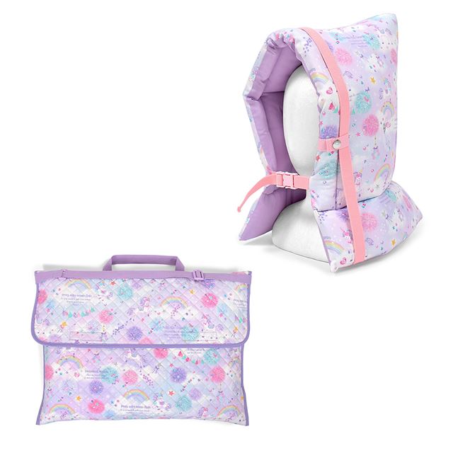 送料無料 【女の子人気ランキングTOP8】入園入学シリーズ 防災頭巾・カバー2点セット キルティング