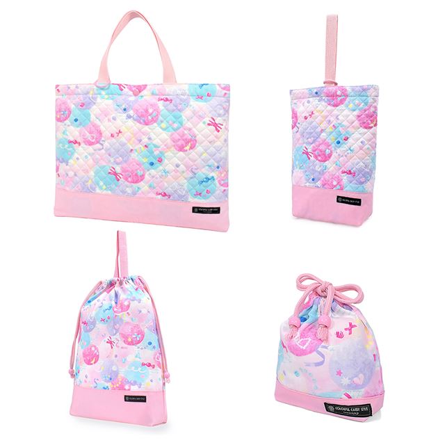 送料無料 入園入学4点セット キルティング（レッスンバッグ・シューズケース・体操服袋・コップ袋） 【女の子人気ランキングTOP15】