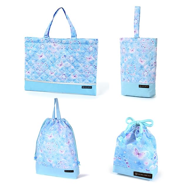 送料無料 入園入学4点セット キルティング（レッスンバッグ・シューズケース・体操服袋・コップ袋） 【女の子人気ランキングTOP15】