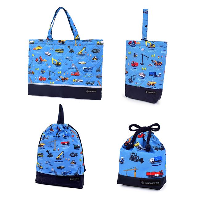 送料無料 入園入学4点セット キルティング（レッスンバッグ・シューズケース・体操服袋・コップ袋） 【男の子人気ランキングTOP17】