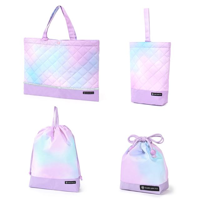 送料無料 入園入学4点セット キルティング（レッスンバッグ・シューズケース・体操服袋・コップ袋） 【女の子人気ランキングTOP15】