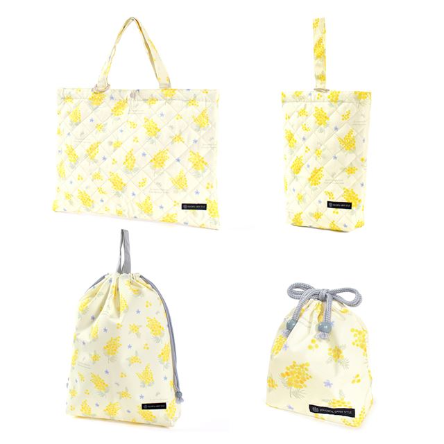 送料無料 入園入学4点セット キルティング（レッスンバッグ・シューズケース・体操服袋・コップ袋） 【女の子人気ランキングTOP15】