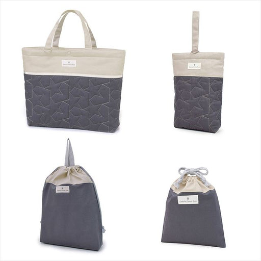 カラフルキャンディスタイルの入園入学4点セット。男の子・女の子兼用で、レッスンバッグ・シューズケース・巾着袋など、通園・通学に大活躍アイテム満載。