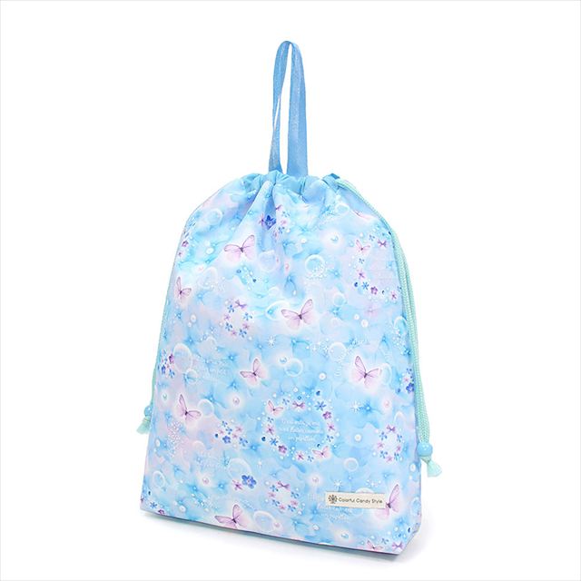 カラフルキャンディスタイルの入園入学4点セット。男の子・女の子兼用で、レッスンバッグ・シューズケース・巾着袋など、通園・通学に大活躍アイテム満載。