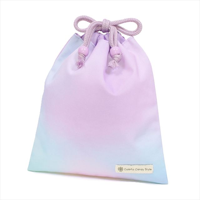 カラフルキャンディスタイルの入園入学4点セット。男の子・女の子兼用で、レッスンバッグ・シューズケース・巾着袋など、通園・通学に大活躍アイテム満載。