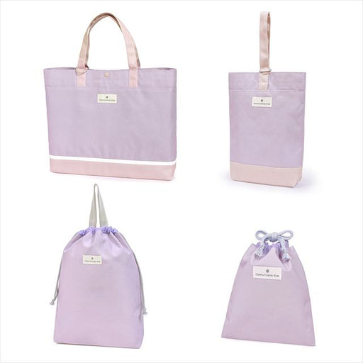 カラフルキャンディスタイルの入園入学4点セット。男の子・女の子兼用で、レッスンバッグ・シューズケース・巾着袋など、通園・通学に大活躍アイテム満載。