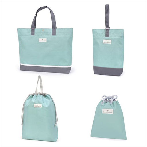 カラフルキャンディスタイルの入園入学4点セット。男の子・女の子兼用で、レッスンバッグ・シューズケース・巾着袋など、通園・通学に大活躍アイテム満載。