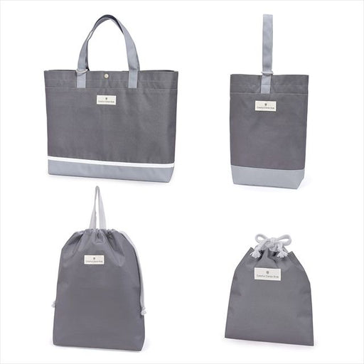 カラフルキャンディスタイルの入園入学4点セット。男の子・女の子兼用で、レッスンバッグ・シューズケース・巾着袋など、通園・通学に大活躍アイテム満載。