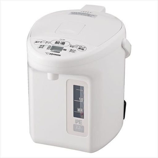 電気で沸かして 「まほうびん保温」「905Wスピード沸とう」大きな文字と分かりやすい操作パネル