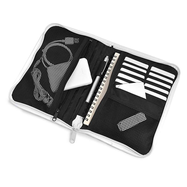 ゆうパケット対応 アウトレット マルチケース 母子手帳ケース ファスナータイプ コーラル＆シェル