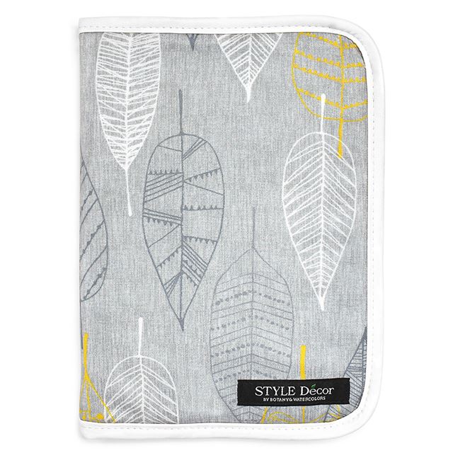 ゆうパケット対応 アウトレット マルチケース 母子手帳ケース ファスナータイプ リーフスケッチ