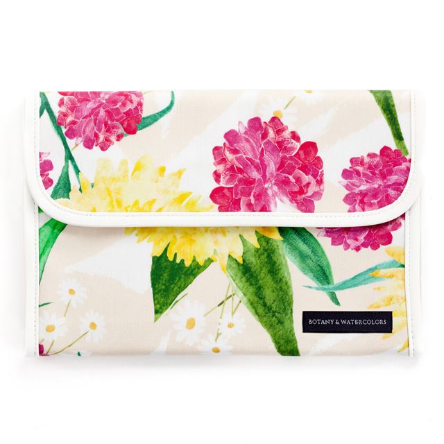 ゆうパケット対応 アウトレット マルチケース 母子手帳ケース ジャバラタイプ ガーベラデイジー